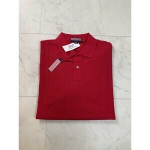 Vineyard Vines Stretch Pique Polo Shirt College Cardinal Red Golf Mens XL New